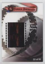 2021 Historic Auto Famous Americans Film Clips 22/50 Robert De Niro 0p46 picture