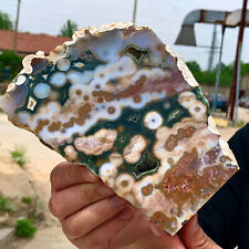 483G Natural Ocean Jasper Crystal SliceLarge Specimen Healing- Museum Grade picture