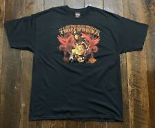 Harley-Davidson Motorcycles - Men's 2XL Black Short Sleeve Tattooed Cowgirl picture