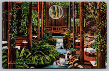 Brookdale CA California - Brookdale Lodge - Linen Postcard - ca 1940's picture