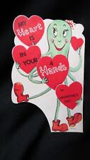 Vintage Octopus Valentine Card c. 1960s UNSIGNED picture