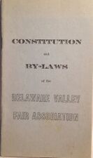 1949 Constitution & By-Laws, Delaware Fair Association for State of Pennsylvania picture
