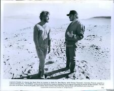 1985 Lawrence Kasdan Directs Star Kevin Kline Filming Silverado Movie Photo 8X10 picture