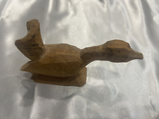 Vintage Hand Carved Duck Miniature  picture