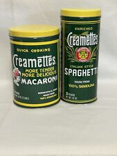 Creamettes Collector's Tin Replica of Early 1900s 2 LB Packages- Set Of Two picture