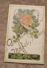 Postcard Mabel MN Minnesota Rose Greetings From c 1910 picture