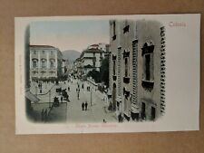 Catania, Sicily, Italy - color (early 20th century) - unused - VG Strada Atenea picture