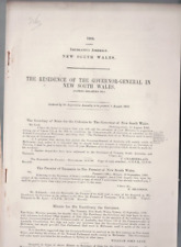 AUS PARLIAMENT PAPERS ,NSW , 1905 , RESIDENCE OF THE GOVERNOR GENERAL picture