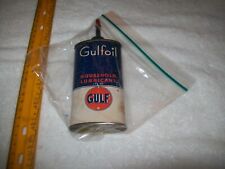 Vintage Gulf Oil Household Lubricant 4 oz Can ~w/ About half filled picture