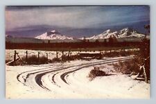 OR-Oregon, The Three Sisters, Oregon Cascades, Antique, Vintage Postcard picture