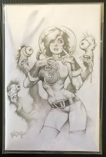 Fearless Dawn : The Bomb #3 Virgin Incentive B/W Cover D Steve Mannion Art picture