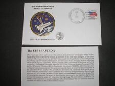 NASA STS-67 Endeavour OV-105 ASTRO-2 Telescopes Commemorative cover picture
