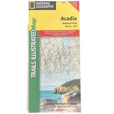 National Geographic Acadia National Park Trails Illustrated Map 212 2002 picture