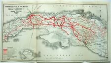 United Railways of the Havana & Regla Warehouses - Original 1919 System Map. picture
