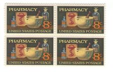 Pharmacists Pharmacy 51 Year Old Mint Vintage Stamp Block from 1972 picture