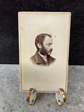 Antique Victorian CDV Photo Card Man In Profile  picture