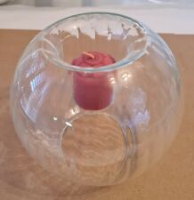 OPTIC BALL CANDLE HOLDER OR VOTIVE GLASS 5 1/4