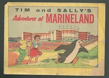 1957 Marineland Oceanarium Tim and Sally's adventures comic Penguin RARE picture