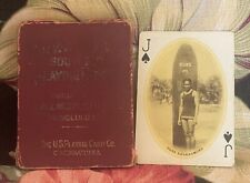 Vintage/Antique WALL NICHOLS CO HAWAII SOUVENIR PLAYING CARDS DUKE KAHANAMOKU picture