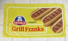 VINTAGE HATFIELD COUNTRY MADE GRILL FRANKS TOWEL * HATFIELD PA * 65