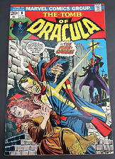 The Tomb Of Dracula 9, The Fire Cross Marvel 1973, Newstand Copy. picture