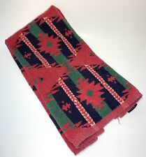 Vintage Ralph Lauren Southwest Red Aztec Hand Towel Made In USA Cotton 90s READ* picture