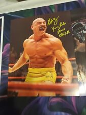 IRON SHEIK Brett Azar NBC The Young Rock Hand Signed Autograph signature wwf wwe picture