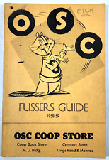 1958-59 OREGON STATE Campus Directory PHONE BOOK Fussers Guide University Beaver picture