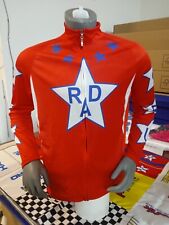 RAD OLD SCHOOL CYCLING JERSEY CLASSIC BMX JERSEY RACE BIKE SHIRT RED SIZE XL picture