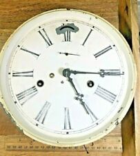 Old L Huebell Marine Clock Movement (ca1865) (Working) Dial Pan & Hands (TNK53) picture