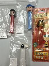 VTG PEZ Dispensers PEANUTS (4) Charlie Brown, Lucy x2 & Snoopy, Slovenia picture