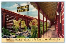 c1940's El Rancho Barstow Junction Barstow California CA Posted Vintage Postcard picture