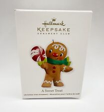 Hallmark Keepsake A Sweet Treat Gingerbread Man KOC Club Ornament 2011 picture