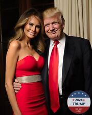 Donald Trump And Melania Photo Picture 8x10 Ultimate MAGA Art Made In USA picture