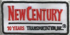New Century Transportation 10 years driver patch 2-1/8 X 4-1/4 #3423 picture