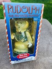 2002 Sam The Snowman / Rudolph The Red Nosed Reindeer Bobblehead - 7