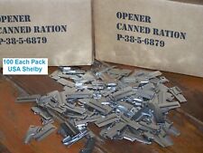 Military P-38 Can Opener 100 Pack John Wayne Shelby for Scout Veterans Campers picture