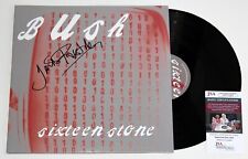 GAVIN ROSSDALE SIGNED BUSH SIXTEEN STONE LP VINYL RECORD ALBUM AUTOGRAPH JSA COA picture