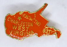 Vintage West Virginia State Souvenir Enamel Jacket Vest Hat Pin Lapel Pinch  picture