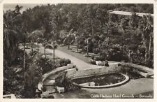 Tucker's Town Bermuda, Castle Harbour Hotel Grounds VTG RPPC Real Photo Postcard picture