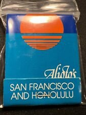 VINTAGE MATCHBOOK -ALIOTO'S HOTEL - SAN FRANCISCO AND HONOLULU - UNSTRUCK picture