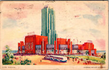 Postcard General Motors Bdg Chicago Worlds Fair 1933 A Century Of Progress Expo. picture