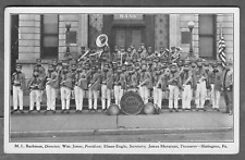 1918 PC - The Slatington Boys Band. Slatington, Pa. Great Condition. picture