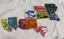 Vintage United States and Travel Souvenir Refrigerator Magnets, Lot of 10 picture