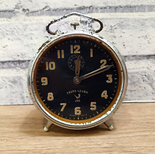 Vintage Original FAVRE-LEUBA JAZ Antique Table Alarm Clock In Working Condition. picture