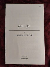 RARE Ayn Rand Objectivist Pamphlet ANTITRUST Alan Greenspan picture