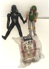 Star Wars 1979 Kenner Darth Vader & Boba Fett 12 In Action Figures BONUS Jar Jar picture