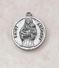 Patron Saint Anthony Sterling Medal Size .75 in Dia comes with 24 in Chain picture