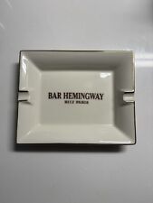 Bar Hemingway Ritz Paris Porcelain Ashtray Cream Gold Famous Bar Souvenir  picture