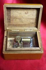 Reuge Wooden 20 Note Music Box Swiss Movement From Puerto Rico Plays Lullaby picture
